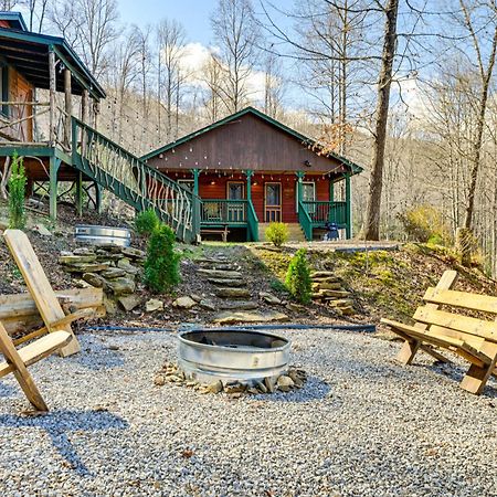 Smoky Mountain Cabin With Camping Area And Fire Pit! Whittier Buitenkant foto