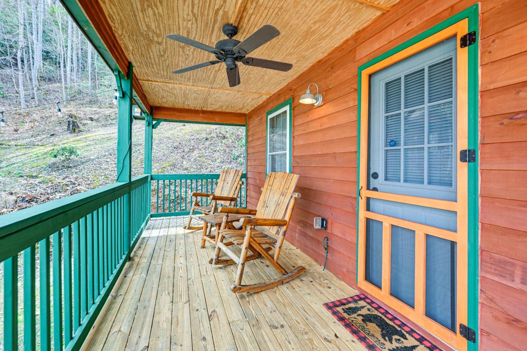 Smoky Mountain Cabin With Camping Area And Fire Pit! Whittier Buitenkant foto