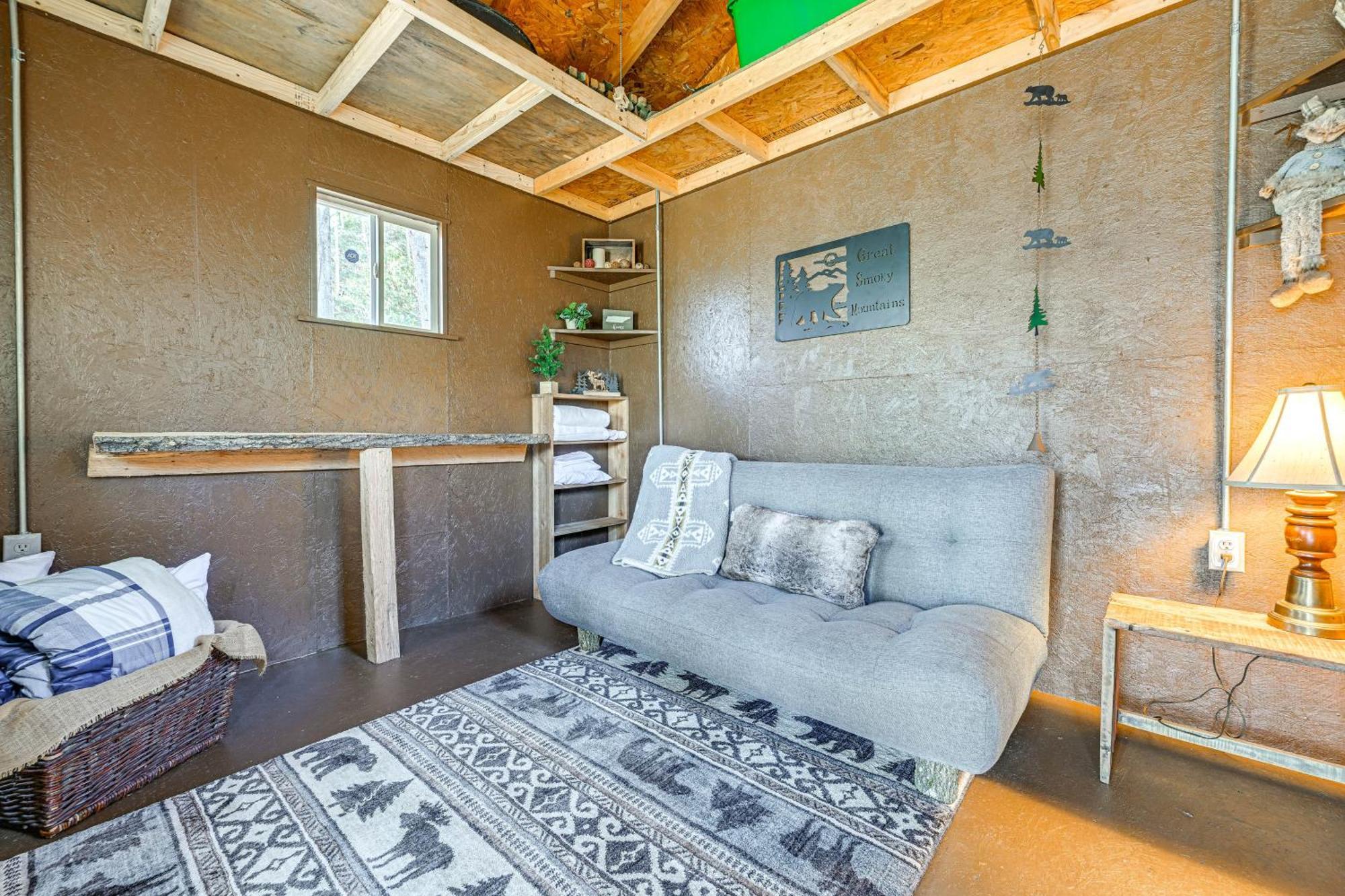 Smoky Mountain Cabin With Camping Area And Fire Pit! Whittier Buitenkant foto