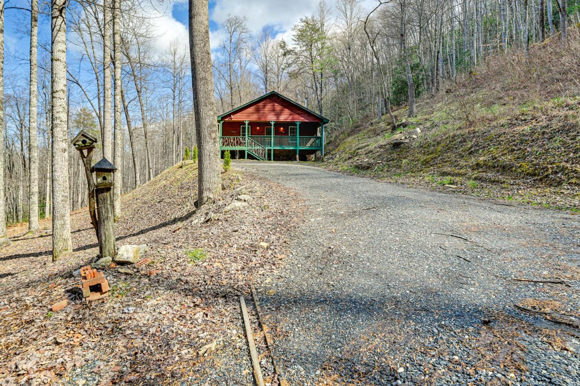 Smoky Mountain Cabin With Camping Area And Fire Pit! Whittier Buitenkant foto