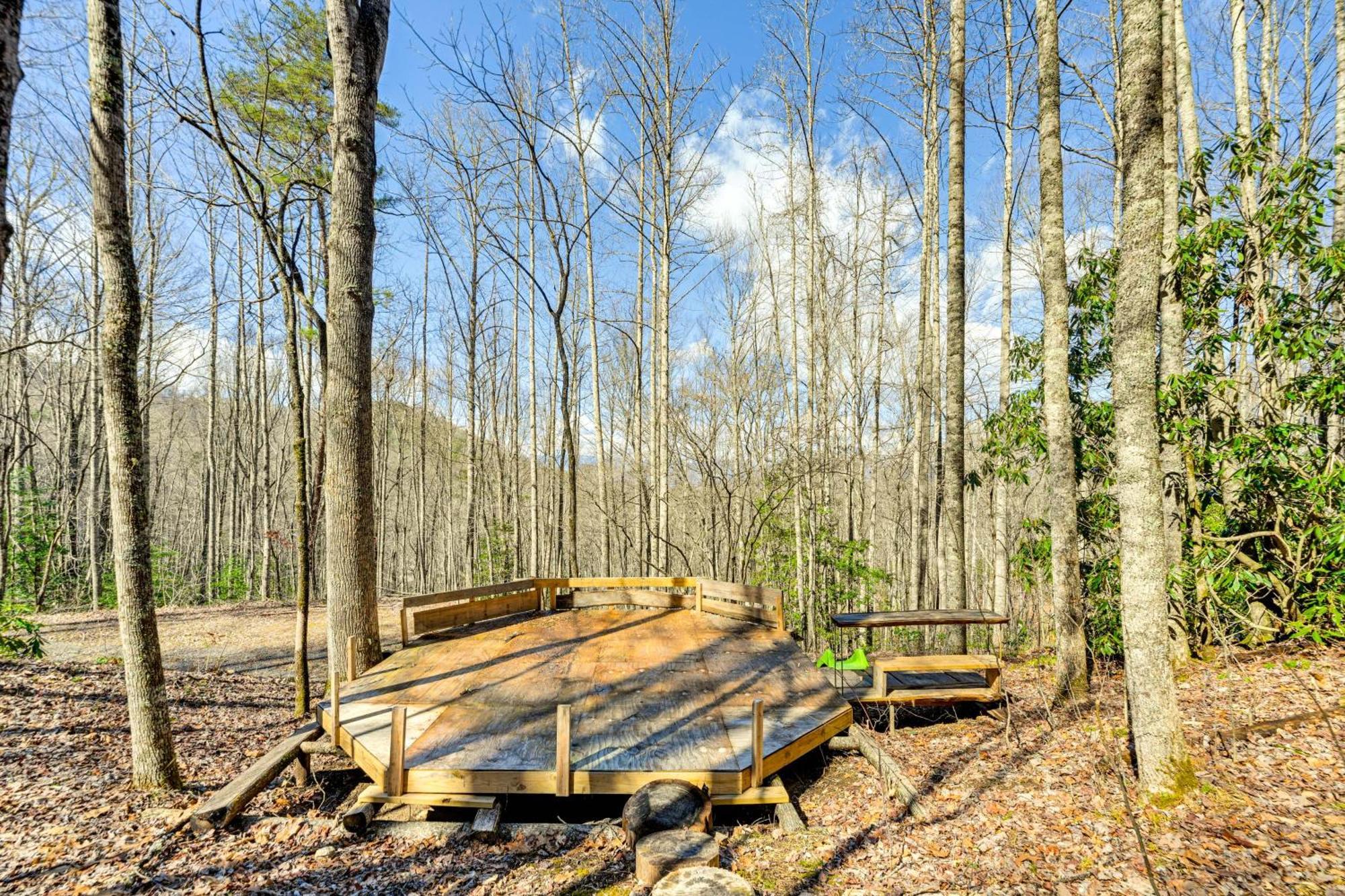 Smoky Mountain Cabin With Camping Area And Fire Pit! Whittier Buitenkant foto