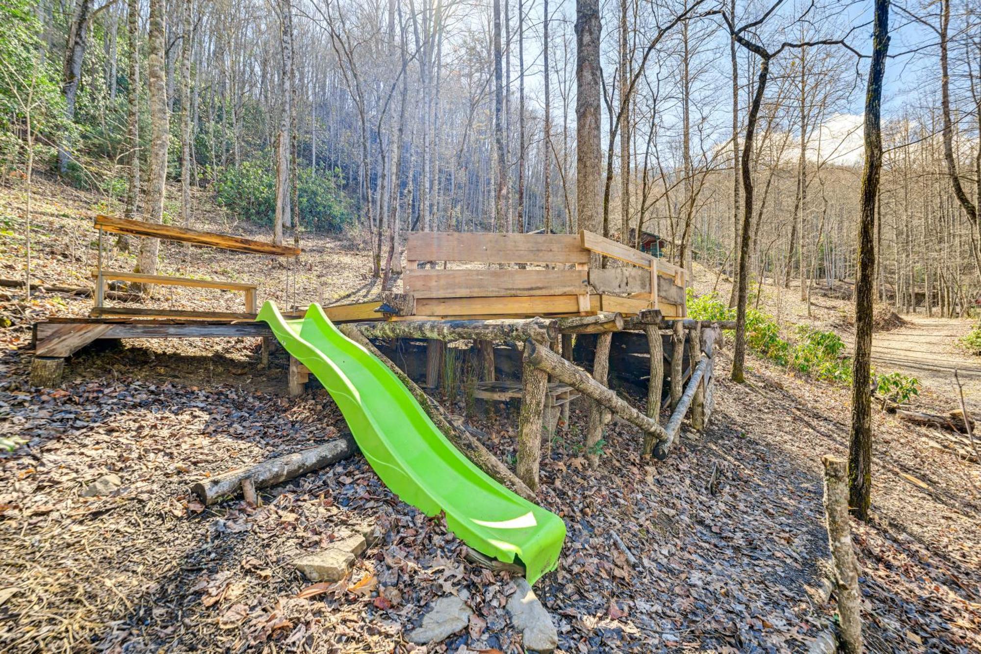 Smoky Mountain Cabin With Camping Area And Fire Pit! Whittier Buitenkant foto